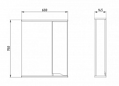 ASB-Mebel Мебель для ванной Бари 60 – фотография-5